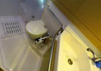 sailing yacht Elan 45 impression interior right cabin toilet shower